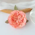 Kunstmatige zijde pioenroos bloemhoofd voor bruiloft feest DIY thuis bloemdecoratie perzik - Oranje