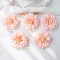 Artificial pink dahlia flower heads for wedding decoration, DIY hat garland and home floral decor. - Light Pink