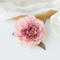 Tête de fleur de pivoine rose artificielle pour mariage DIY décoration de maison. - Vieux rose
