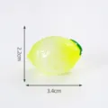 Piccolo ornamento di frutta decorativo DIY di physalis luminescente per la casa. - Limoni #40
