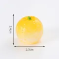 Frutta luminosa lanterna trasparente resina ornamento fai da te decorazione casa 1pz - 48# Arancia