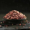 Natural decorative colored stone chips for succulent plant pots, fish tank and vase filler. - 500g 0.4-0.8cm Bloodstone