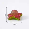 Statuetta di frutto lanterna sfumato luminoso, grazioso ciondolo in resina DIY per decorazioni. - 59# Frutto del drago semipelato