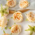 Artificial Peony Rose Flower Heads Champagne Peach Silk DIY Wedding Floral Decor Variant - Champagne