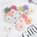 Fleurs de marguerites artificielles pour bricolage DIY, décors de mariage et accessoires. - Multicolore