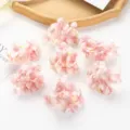 Artificial silk hydrangea flower heads for DIY crafts, wedding decoration and hair accessories. - Rose White