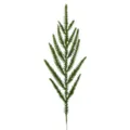 Kunstmatige dennentak groene plastic plant voor kerstkrans doe-het-zelf decoratie accessoire. - Kerst enkele tak met 13 tanden