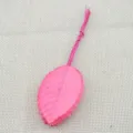 Pink artificial wire leaf DIY handmade garland accessory for wedding craft and decoration. - 1 Bundle 10 Pieces / Rose Red