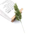 Kunstmatige groene dennennaald tak voor kerstdecoratie DIY bloemstukken en handwerk. - Kerst dennentakken van zacht rubber