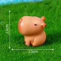 Cute resin capybara miniature figurine for micro landscape, desktop and cake decoration. - No. 1 Capybara Large