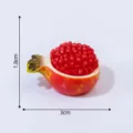 Mini ornamento in resina di frutto di melograno di simulazione per micro paesaggio - N. 1 Melograno