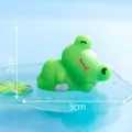 Mini figura de rana de resina para decoracion de micro paisajismo de escritorio adorno tierno. - N.º 5 Tumbado de lado