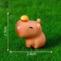 Süße Miniatur Kapibara Figur Harz Desktop Ornament für Mikro Landschaft Kuchen Dekor. - Nr. 5 Capybara