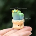 Miniatuur hars vetplant pot schattig bureautableau ornament microlandschap figuur decor - Dromerige cactus 07# (eenvoudige verpakking)