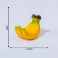 Miniatura statuetta banana in resina, simpatico giocattolo fai da te, decorazione 2cm. - N. 9 Banana