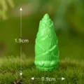 Miniatur grüne Harz Bambussprosse Figur für DIY Mikrolandschaft und Desktop Dekor 1.9cm - Nr. 10 Grüne Bambussprosse