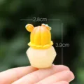 Miniatuur hars cactus vetplant pot figuur schattig bureau ornament plant decoratie - Dromerige cactus 10# (eenvoudige verpakking)