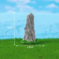 Miniature artificial rock mountain ornament with moss detail for micro landscape design - Style 4 Mountain