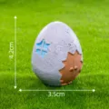 Miniature Dinosaur Egg Resin Figurine Micro Landscape DIY Home Decor Garden Ornament 4.2cm - Style 1 House