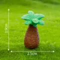 Miniature tree figurine for micro landscape DIY decoration, bonsai ornament, 3.9x2.5cm - No. 2 Coconut Tree
