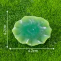 Miniatuur groen hars lotusblad ornament voor microlandschap DIY decoratie 4.2cm - Nr. 18 groot lotusblad