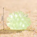 Adorno de coral de resina luminosa decoracion microlandscape variante verde pequeno objeto - Coral n.º 7