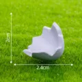 Miniature resin dinosaur eggshell ornament micro landscape desktop decoration size 2x2.4cm - No. 7 Small Eggshell