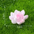 Miniatuur hars lotus bloem ornament voor microlandschap DIY ambachten en tuindecoratie. - Nr. 20 lotusknop