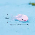 Cute pink resin whale figurine miniature for fish tank decor and micro landscape design. - Whale Shark (No.9)
