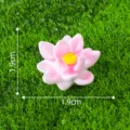 Miniatuur hars lotusbloem beeldje voor microlandschap DIY ambacht tuindecoratie 1.9cm - Nr. 21 Bloeiende lotus