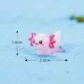 Resin axolotl miniature figurine cute fish tank decoration tiny landscape craft ornament - Axolotl (No.10)