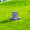 Miniature resin stone well ornament micro landscape garden decoration bonsai DIY craft prop. - 2.3x2.2cm / No. 2 Water Well