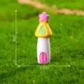 Statuetta di casa fungo in miniatura per giardino fatato micro paesaggio decorazione muschio - Casa a stella fungo n. 2 (potrebbe non stare in piedi da sola)