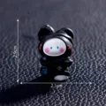 Mini figurine en résine de fantôme noir micro paysage décoration Halloween accessoire DIY - Momie n° 3