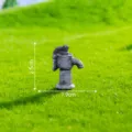 Miniature resin water pump ornament for micro landscape decoration and dollhouse fairy garden. - 1.9x2.5cm / No. 4 Water Pump