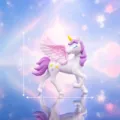 Harz Einhorn Pegasus Figur Kuchen Topper Mikro Landschaft DIY Dekoration Ornament. - Nr. 3 Gehend, Lila / 4 Varianten Pegasus und Einhorn