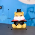 Halloween cute vampire dog figurine mini resin ornament home desktop micro landscape decor - Size 7