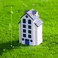 Maison miniature en résine pour jardin de fées bâtiment DIY terrarium paysage décoration - N° 1 - 1 pc