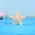 Petite figurine d'étoile de mer en résine, ornement paysager jaune pour décor d'aquarium. - S / Beige
