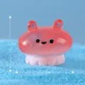 Cute resin sea animal octopus miniature figurine ornament for miniature landscape decor. - No. 3 Jellyfish