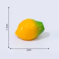 Miniatura frutto simulazione resina statuetta DIY micro paesaggio decorazione scrivania - N. 17 papaya