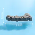 Miniatura roca paisaje adorno micro paisaje musgo jardín DIY decoración 3.8cm - Piedra n.º 11