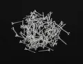 Clear plastic balloon sticks support cups holder party decoration accessories bulk pack supplies - One Bag of Glue Needles - Approx. 80-100 Pieces