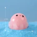 Cute pink resin octopus figurine, miniature ocean animal ornament for desktop decor. - No. 12 Pink Octopus