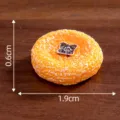 Mini artificial persimmon miniature toy desktop ornament craft diy micro landscape 1.9cm - No. 21 Orange Round Dried Persimmon
