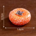 Miniature persimmon resin toy dollhouse micro landscape DIY craft decoration desktop ornament - No. 23 Dried Persimmon