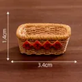Miniature simulation persimmon basket micro landscape DIY desktop ornament toy small prop - Dark Khaki No. 29 Persimmon Basket