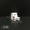Bâtiment modèle architectural miniature pour planification de sandbox, maison en plastique. - Modèle Villa B2 / 1 Pièce / Blanc