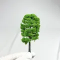 Green Miniature Model Tree Foliage for Architecture Sandbox DIY Scenery Craft Supply - No. 05 Tree Height 11 cm