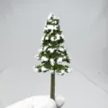Miniature snow pine tree model for architectural sand table DIY micro landscape decoration. - 08 Tree, Height 9cm